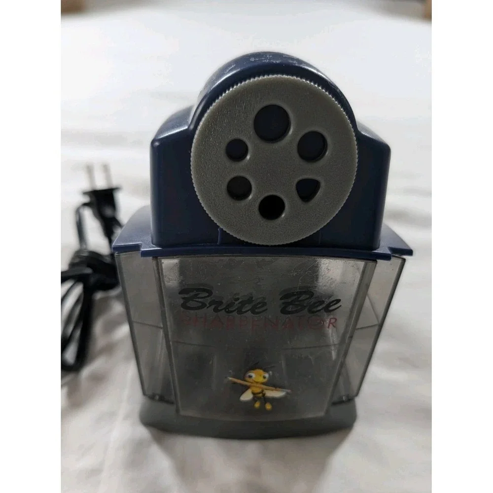 Brite Bee Sharpenator Heavy‎ Duty Classroom Electric Pencil Sharpener Blue Multi